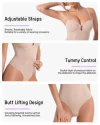 All-in-One Shaping Bodysuit Thong