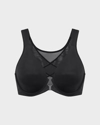 Front Closure Underwire Unlined Back Support Plunge Bra