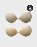Front Closure Adhesive Invisible Push-Up Bra(2 Pairs)