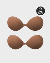 Front Closure Adhesive Invisible Push-Up Bra(2 Pairs)