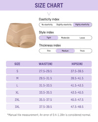 High-Waist Checkered Sculpting Panties (6 Pack)