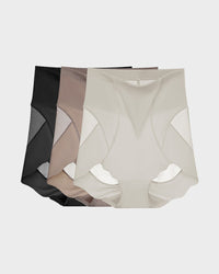 High-Waist Invisible Mesh Strong Shaping Panties (3 Pack)