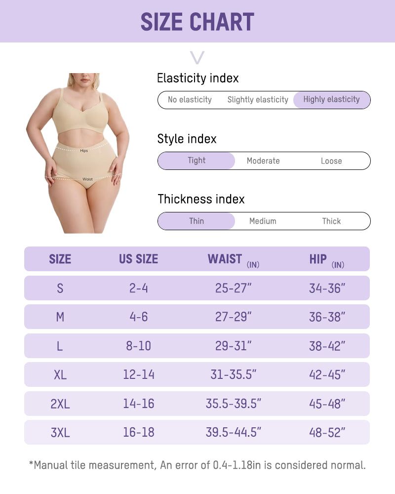 Seamless High-Waisted Tummy Control Shaping Panty (3 Pack)