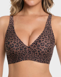 Seamless Deep V Push-Up Wireless Bra