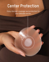 Seamless Non-Adhesive Nip Covers(2 Pairs)