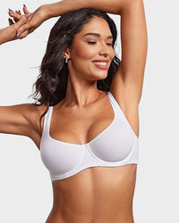 Seamless Unlined Underwire Balconette Bra