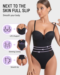 All-in-One Shaping Bodysuit Thong